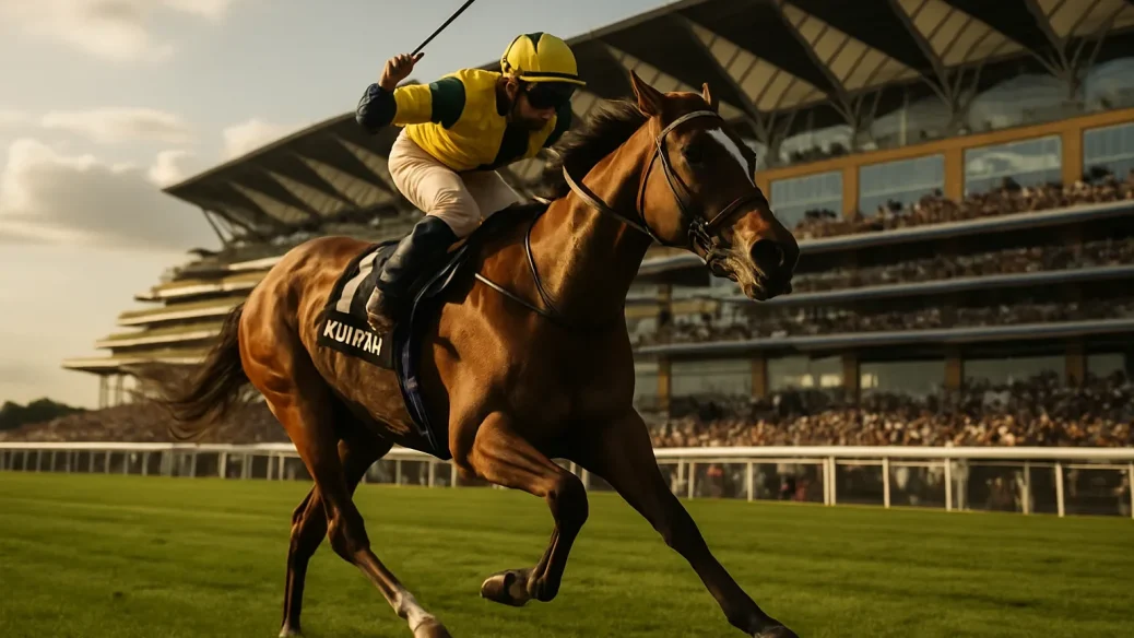 Editorial illustration for Kalpana and Item Head Juddmonte Contingent for York Ebor Festival