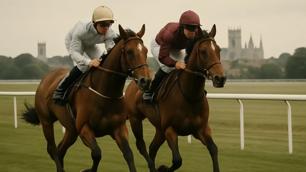 Editorial illustration for Ombudsman and Constitution River set for Juddmonte International showdown at York