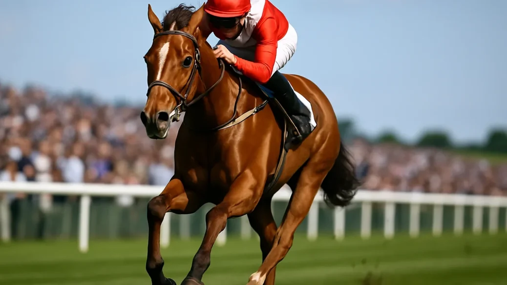 Editorial illustration for Armor Supreme strikes late in juvenile sprint at the Curragh