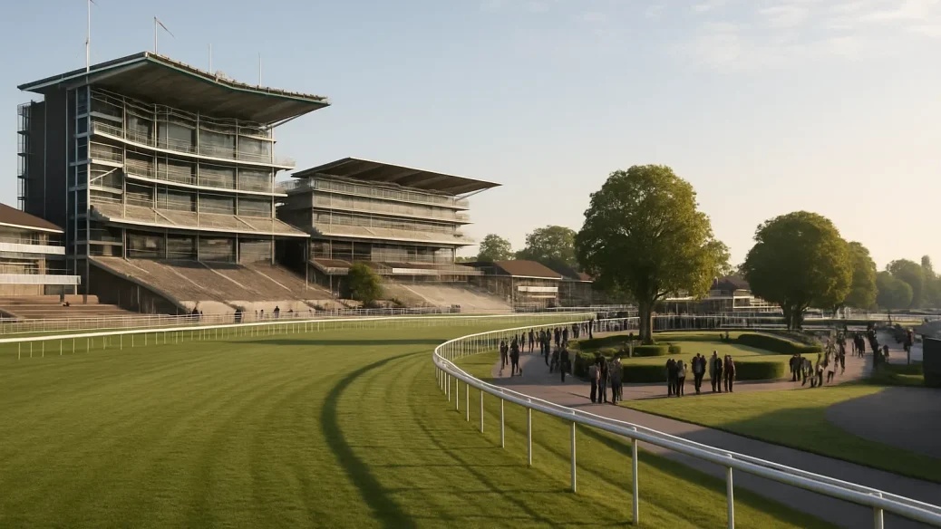 Editorial illustration for York Ebor Festival promises international, high‑stakes action