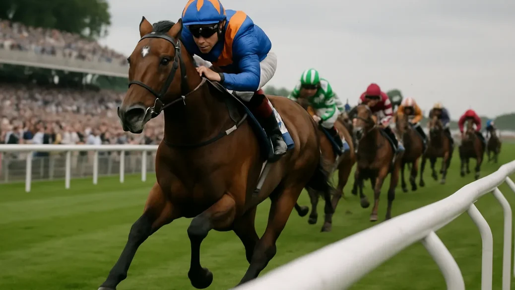 Editorial illustration for Blue Courvoisier Leads Home Cox Success as York Ebor Day Three Delivers