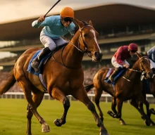 Giant Sequoia holds off stablemate to win Futurity and remains Derby favourite