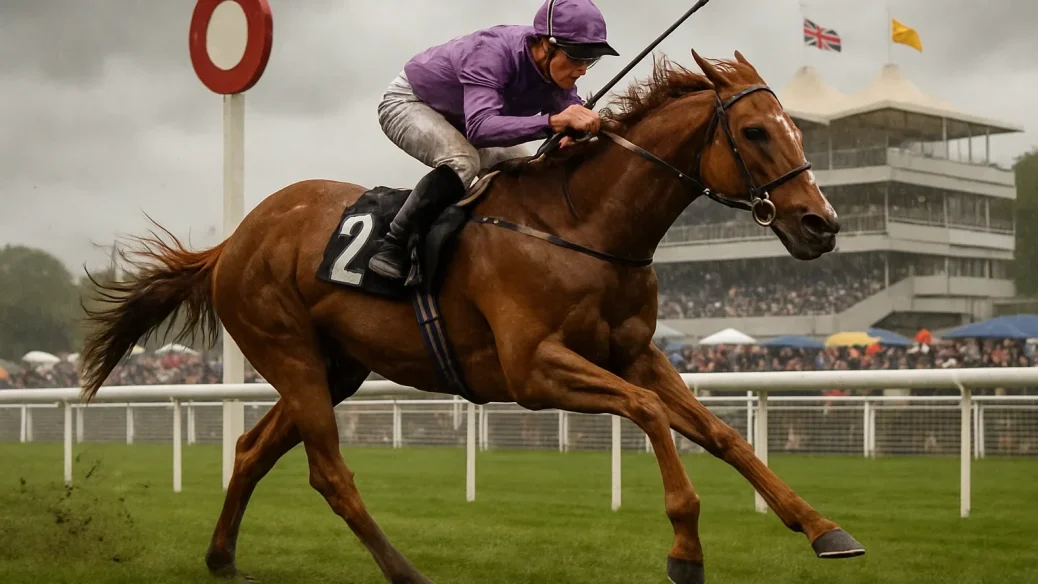 Editorial illustration for Zavateri delivers decisive Celebration Mile win and heads for QEII at Ascot