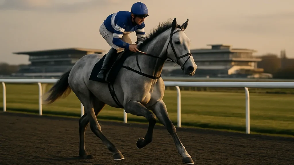 Editorial illustration for Constitution Hill to face stern mile-and-a-half test in September Stakes at Kempton
