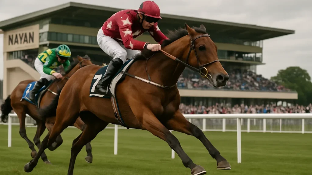 Editorial illustration for Sponsor success for McGuinness as Land Of The Giants wins at Navan