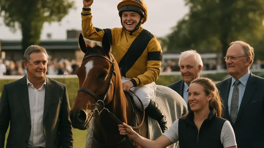 Editorial illustration for Osborne makes history as Highwayman lands St Leger — Galway connections underline memorable summer