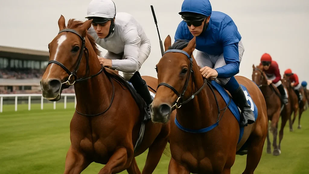 Editorial illustration for Zhuri and high-priced sibling Never An Angel headline Yarmouth card