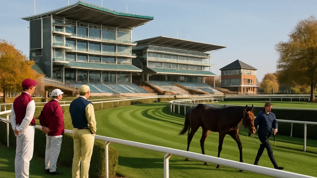 Editorial illustration for Haggas closing on Balding in contest for York’s top trainer