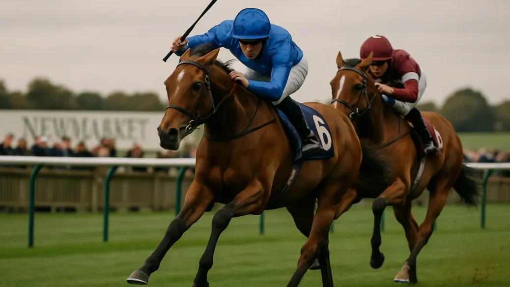 Editorial illustration for Musical Times remains unbeaten with Fillies’ Mile success at Newmarket