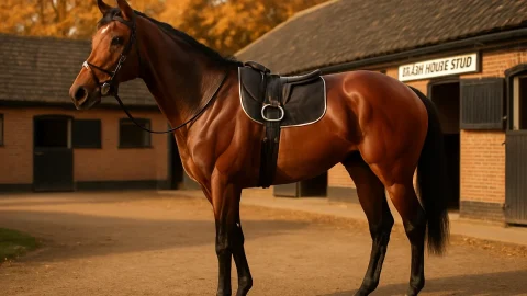 Almeraq retired to Shadwell’s Beech House after standout season including Royal Ascot and Champio…